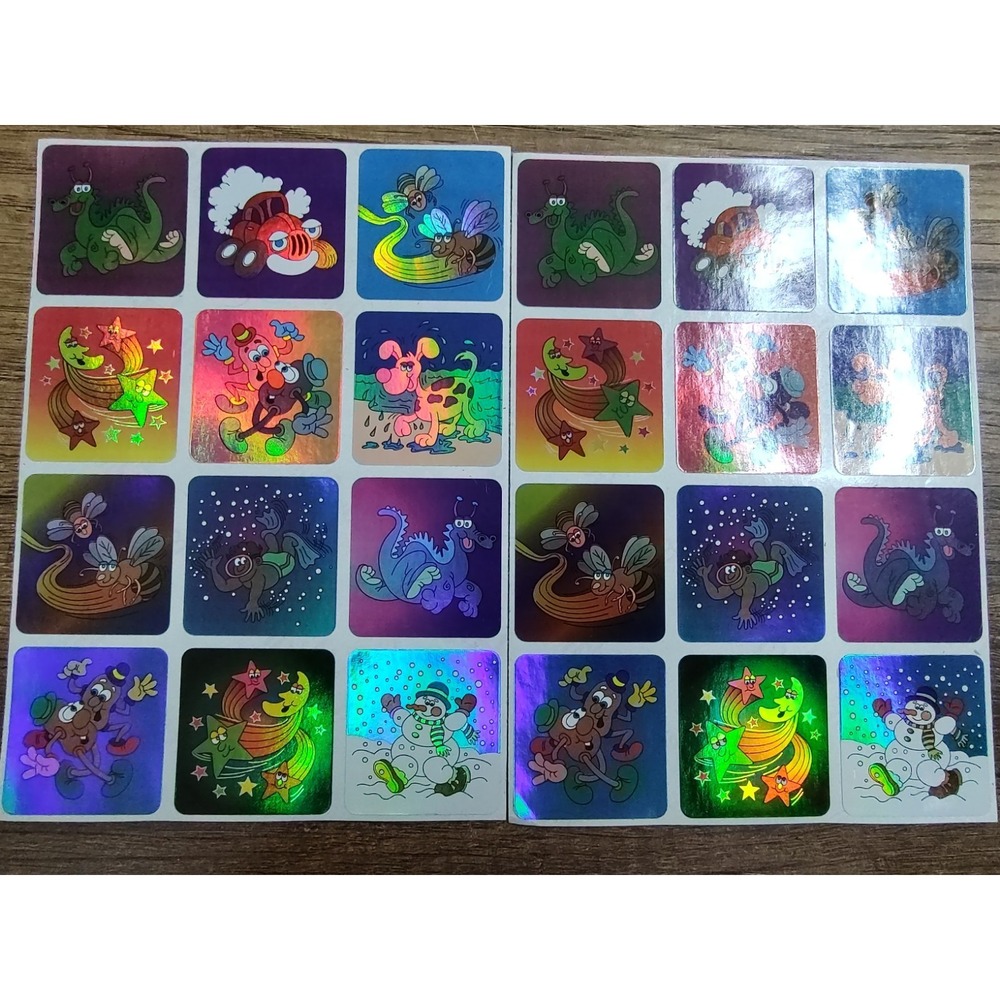 Highlights For Children Vintage Metallic Stickers 2 Full Sheets S273